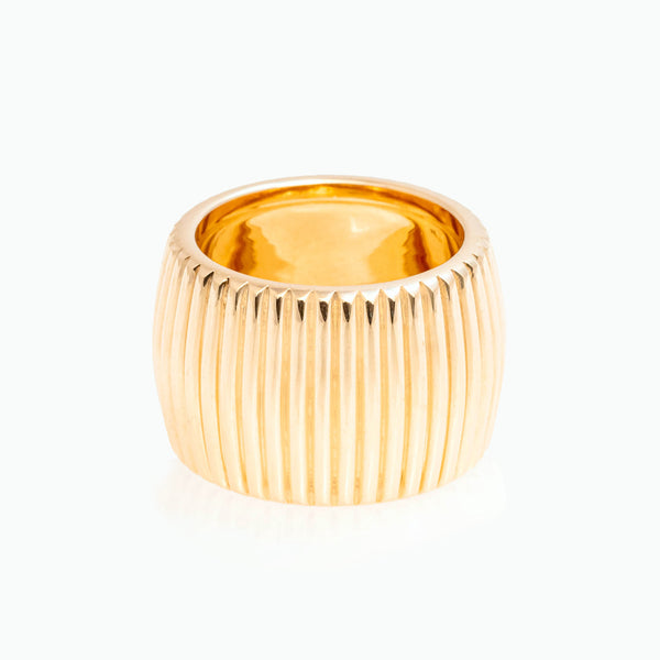 Barre Ring 18K Yellow Gold, Wide
