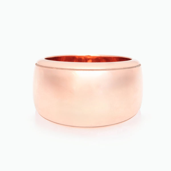 Cigar Ring 18K Rose Gold, Medium