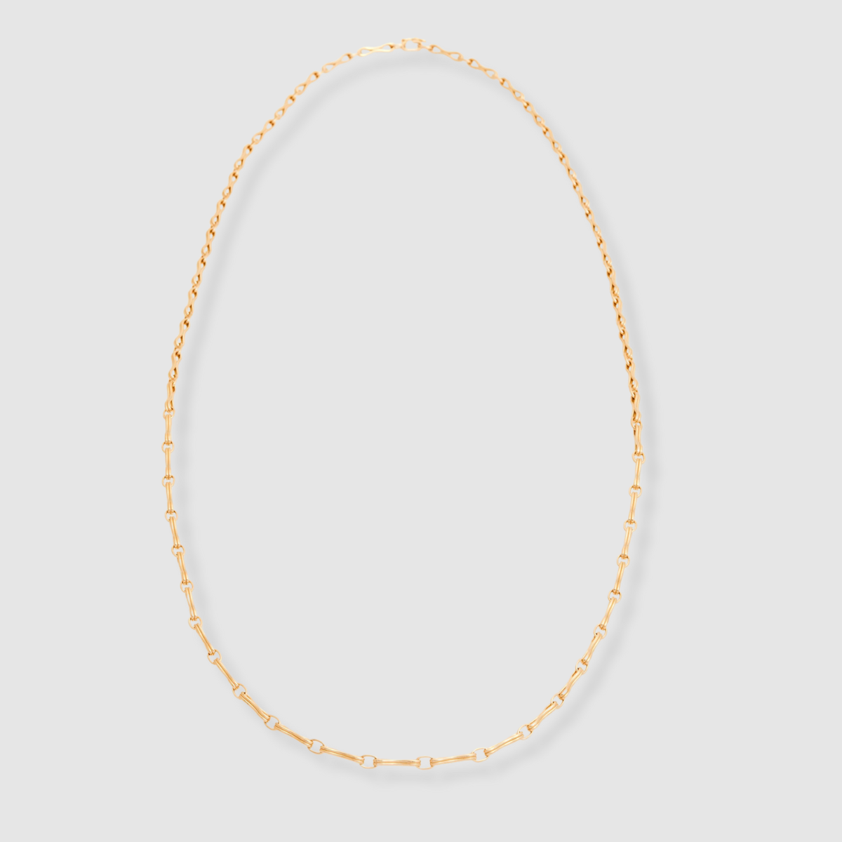 Column Chain Necklace, 18K Yellow Gold, Medium Link, 20"