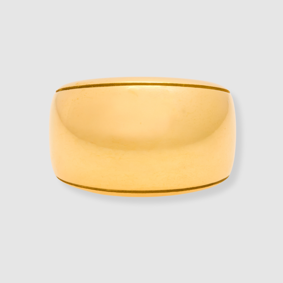 Sherman Field Cigar Ring 18K Yellow Gold