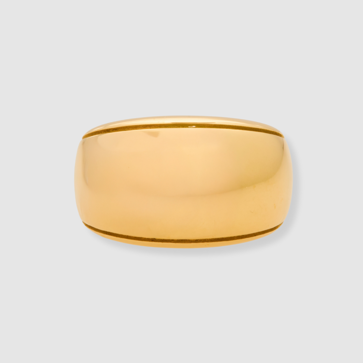 Sherman Field Cigar Ring 18K Yellow Gold