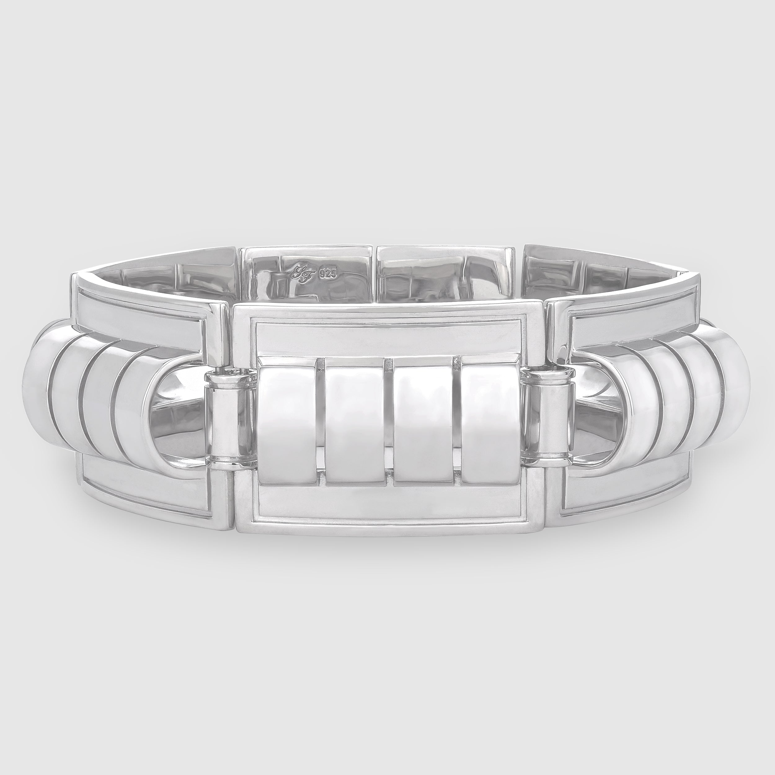 Roleau Chain Bracelet, Silver