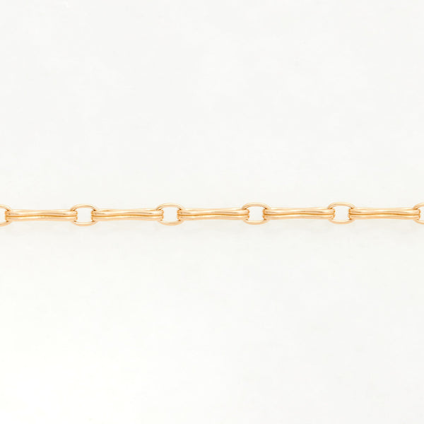 Column Chain Necklace, 18K Yellow Gold, Medium Link, 20"