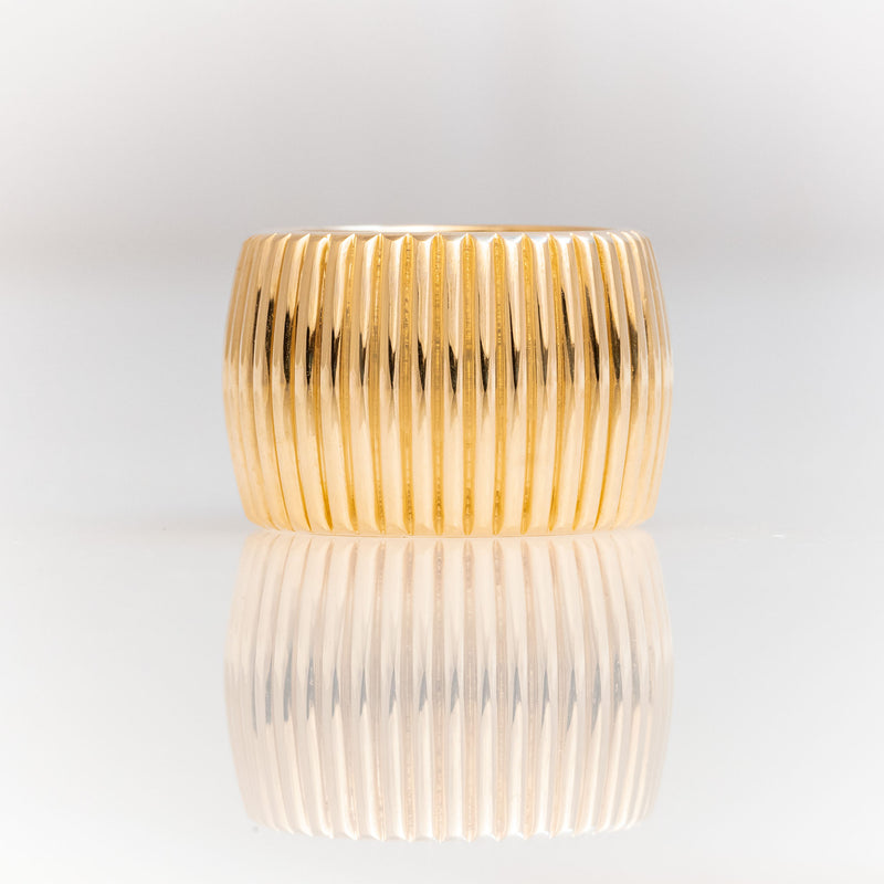 Barre Ring 18K Yellow Gold, Wide