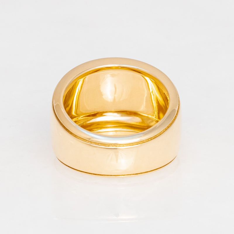Cigar Ring 18K Yellow Gold, Medium