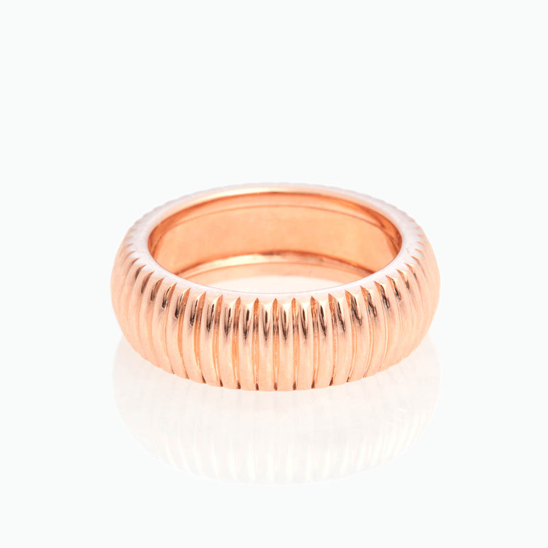 Barre Ring 18K Rose Gold, Medium