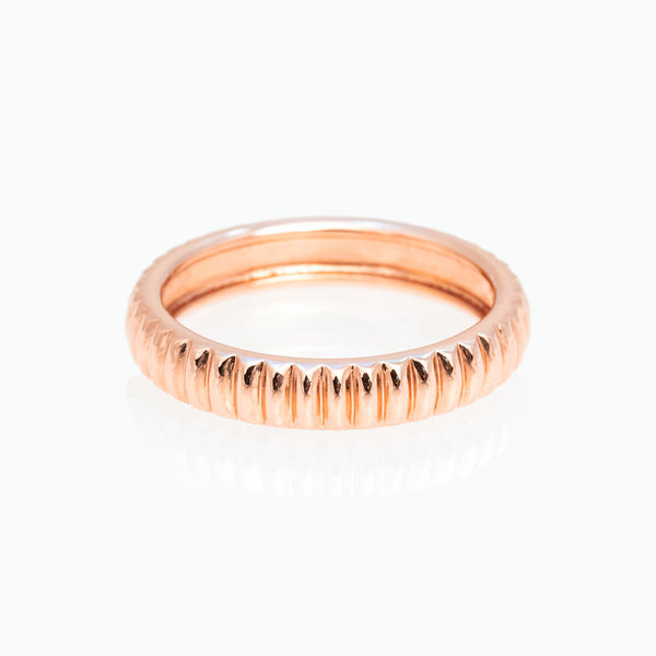 Barre Ring 18K Rose Gold, Small