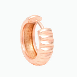 Barre Huggies, 18k Rose Gold, Large