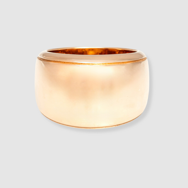 Cigar Ring 18K Yellow Gold, Medium