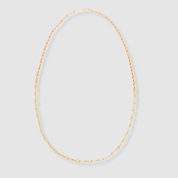 Column Chain Necklace, 18K Yellow Gold, Medium Link, 20"