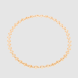 Oval Chain Necklace, 18K Yellow Gold, Large Link, 16"