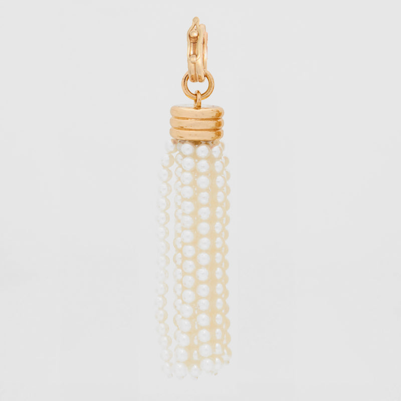 Triple Tassel Akoya Pearl Pendant, 18K Yellow Gold