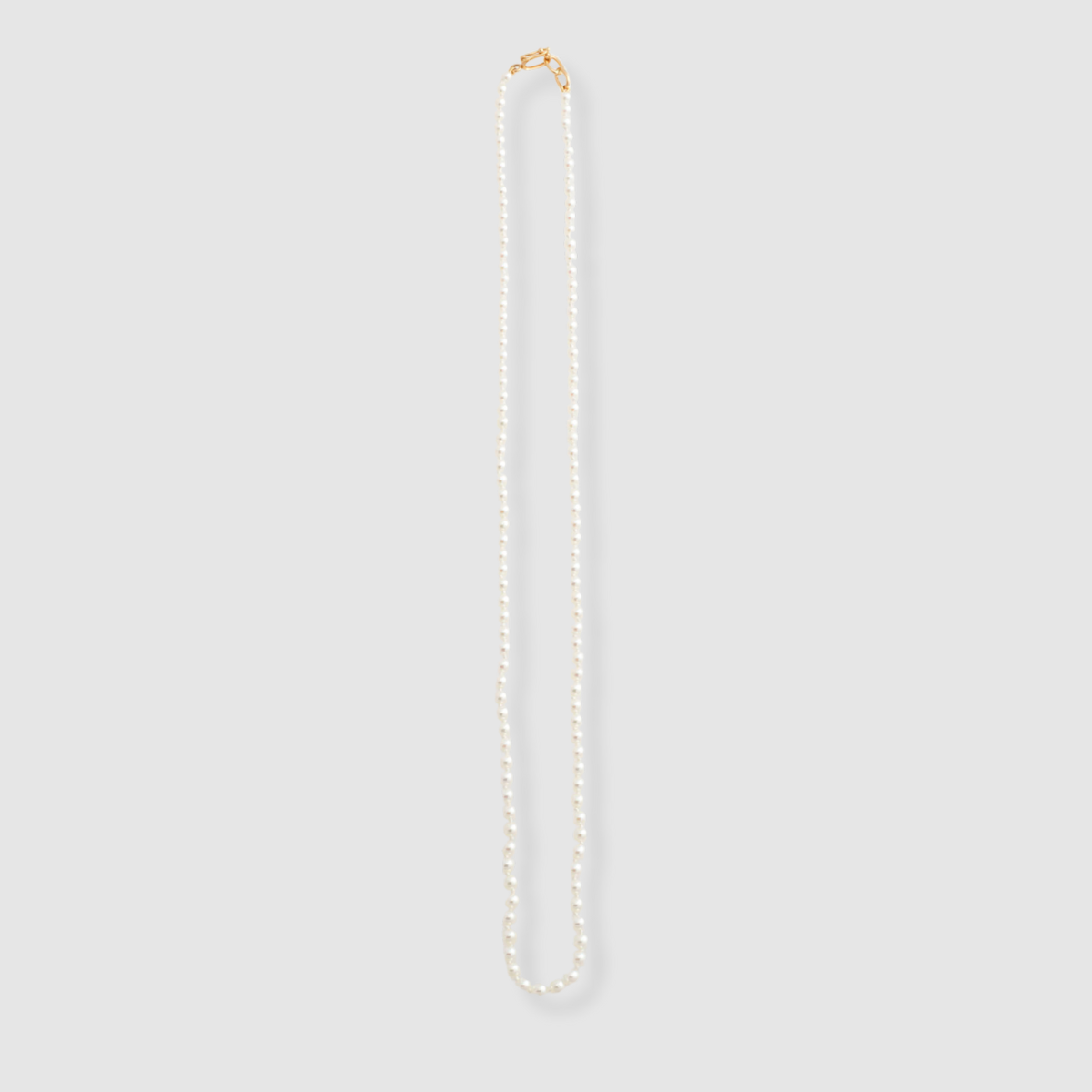 Akoya Pearl Necklace, 18K Yellow Gold, Small 18"