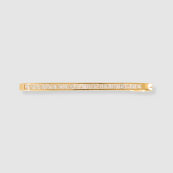 Diamond Tie Pin Brooch, 18k Yellow Gold