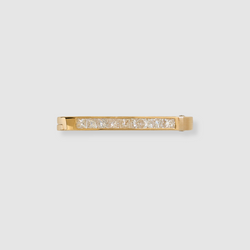 Diamond Tie Pin Brooch, 18k Yellow Gold, Small