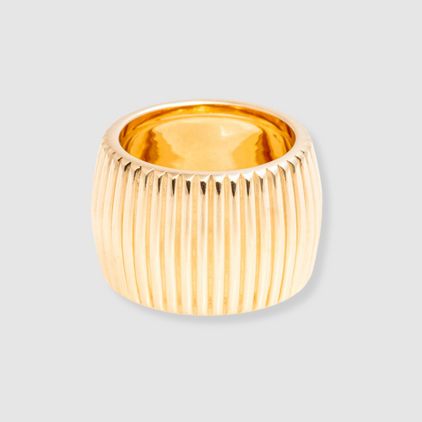 Barre Ring 18K Yellow Gold, Wide