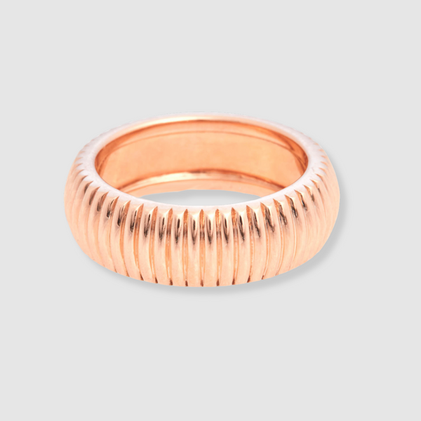 Barre Ring 18K Rose Gold, Medium