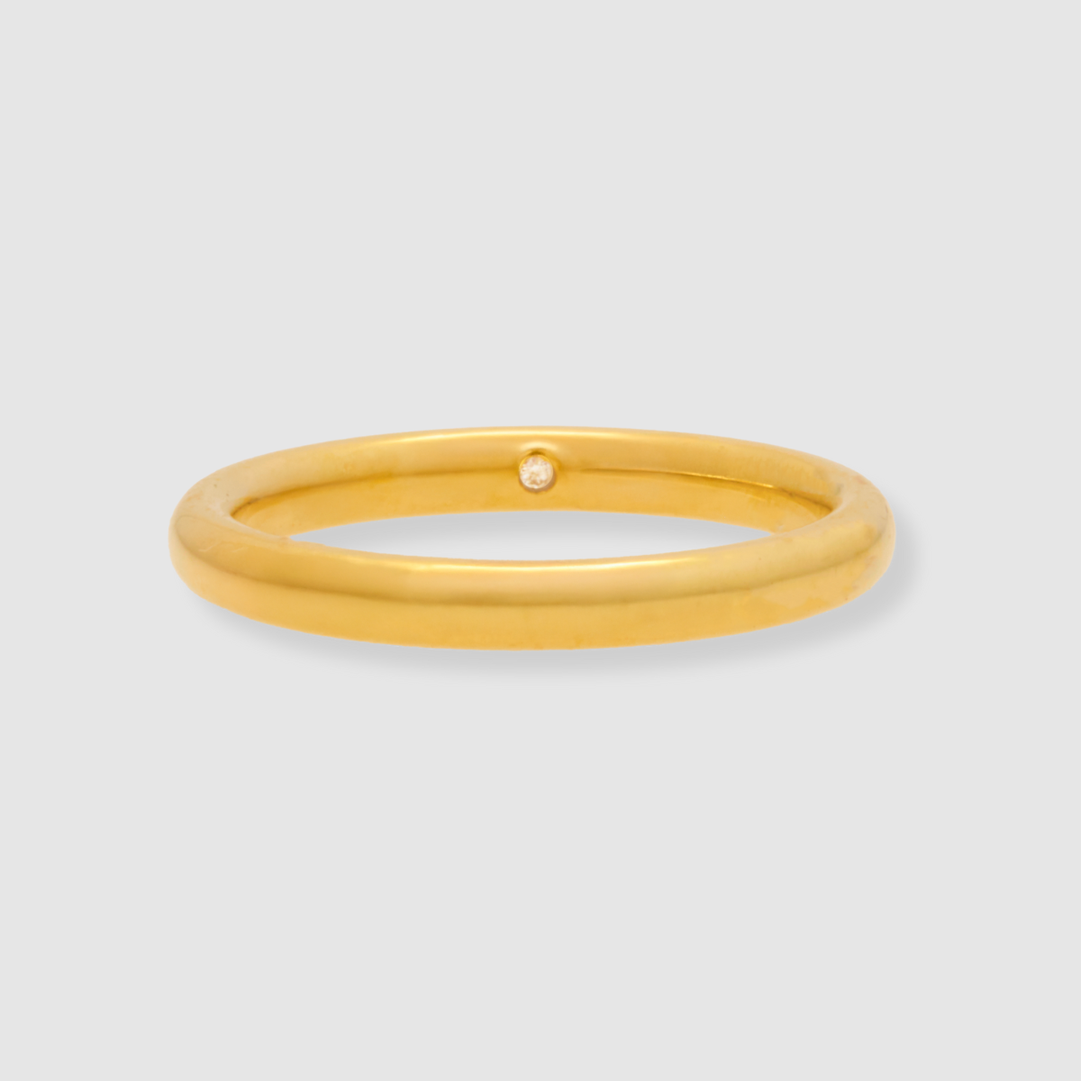Single Band Ring, 18K Yellow Gold, Small