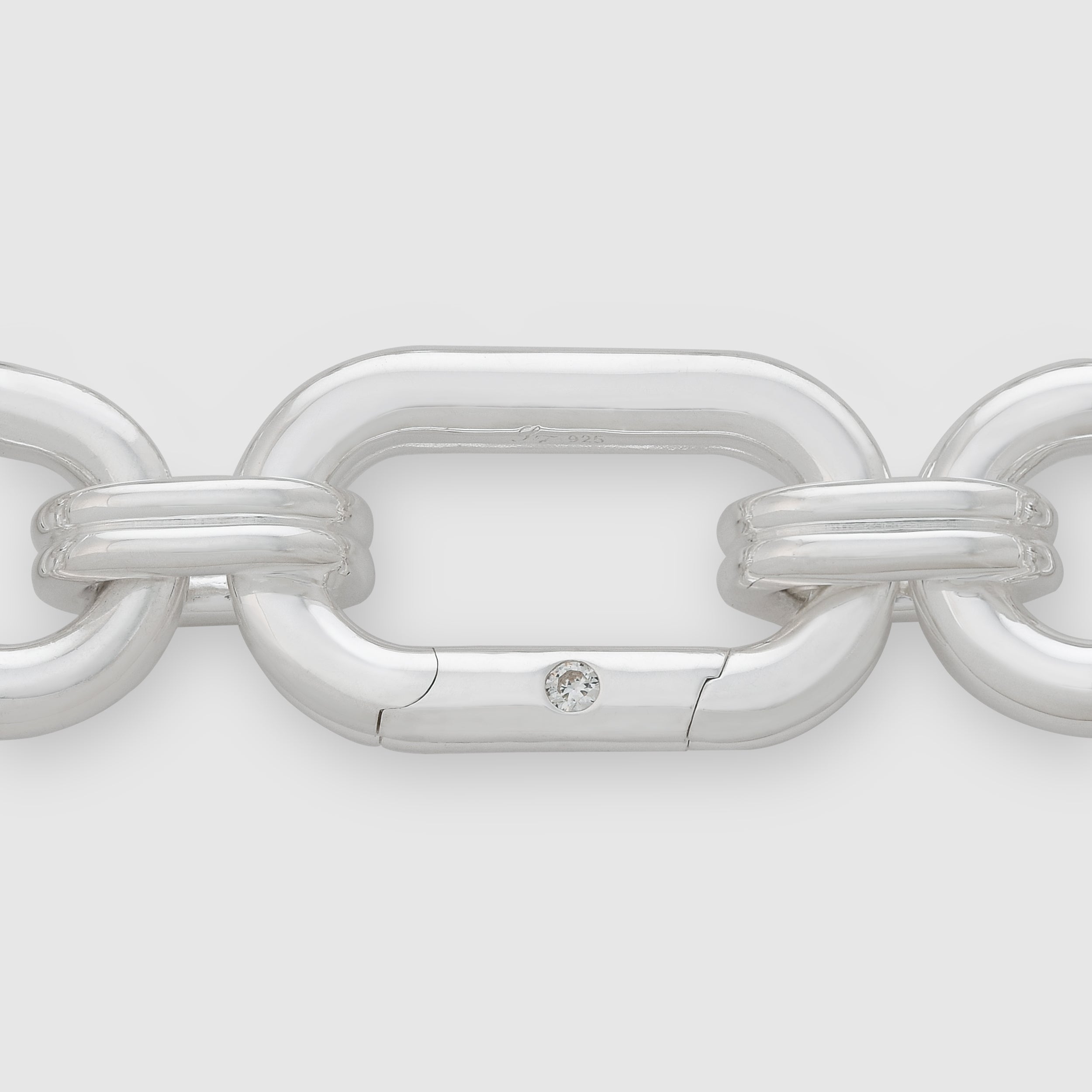 Axis Chain Bracelet, Silver