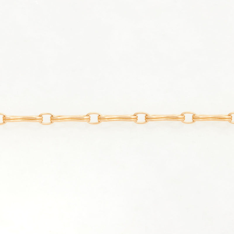 Column Chain Necklace, 18K Yellow Gold, Medium Link, 32"