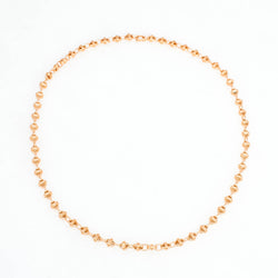 Oval Chain Necklace, 18K Yellow Gold, Small Link, 18"