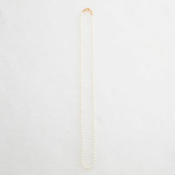 Akoya Pearl Necklace, 18K Yellow Gold, Small 18"